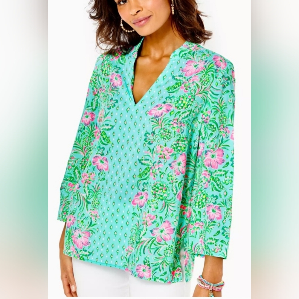 Lilly Pulitzer Luna Bay Tunic Small
